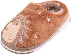 img 3 attached to 🐶 TSAITINTIN Children's Dog Winter Slippers