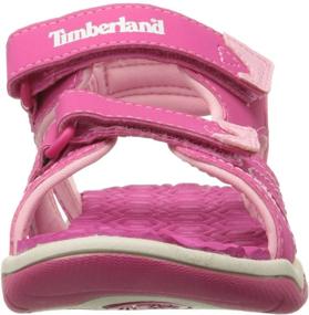 img 3 attached to 👣 Туфли и сандалии для мальчиков Timberland Adventure Two Strap Toddler Blackout: оптимальный комфорт и стиль для маленьких исследователей