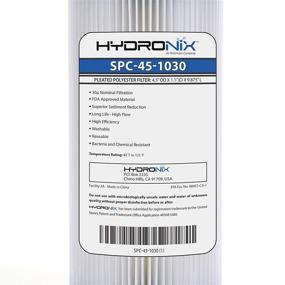 img 1 attached to Hydronix SPC 45 1030 Polyester Pleated Filter