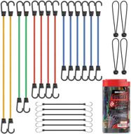 awelcraft bungee cords assortment jar 24 piece: various lengths and versatile uses logo