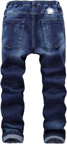 img 3 attached to LOKTARC Pull Ripped Distressed Stretch Boys' Clothing