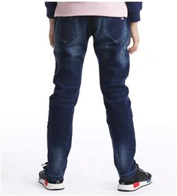 img 1 attached to LOKTARC Pull Ripped Distressed Stretch Boys' Clothing
