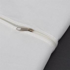 img 1 attached to 👰 Protect Your Wedding Dress in Style with Cosmos White Color Non-Woven Anti-Dust Garment Bag Storage Cover featuring Clear Zipped Pocket