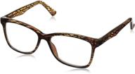 👓 women's square reading glasses by foster grant - penelope collection logo