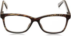 img 3 attached to 👓 Women's Square Reading Glasses by Foster Grant - Penelope Collection