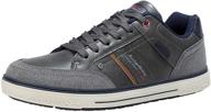 ultimate comfort and style: arrigo bello walking pu leather sneakers logo