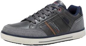 img 4 attached to Ultimate Comfort and Style: ARRIGO BELLO Walking PU Leather Sneakers