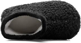 img 1 attached to Scurtain Kids Toddler Slippers Socks: Cozy Artificial Woolen Slippers for Boys & Girls with Non-Slip Rubber Sole