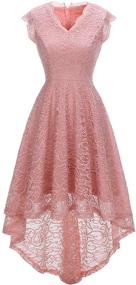 img 4 attached to 👗 Exquisite MODECRUSH Women Hi Low Formal Cocktail Party Evening Wedding Special Occasion Dress: Elevate Your Style