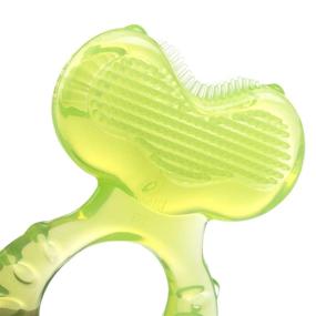 img 1 attached to Nuby 3 Step Soothing Teether Set: BPA Free & Colorful Teethers!