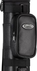 img 2 attached to 🎱 GLD Products Q-Vault Classic Billiard/Pool Cue Hard Case - Casemaster, Holds 2 Full 2-Piece Cues (2 Butt/2 Shaft), Black