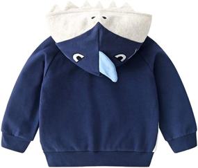 img 2 attached to 🦖 LeeXiang Toddler Dinosaur Comfortable Sweatshirt: Boys' Fashion Hoodies & Sweatshirts