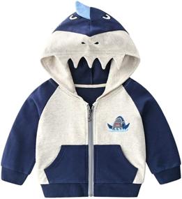 img 3 attached to 🦖 LeeXiang Toddler Dinosaur Comfortable Sweatshirt: Boys' Fashion Hoodies & Sweatshirts