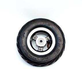 img 1 attached to 🛴 Innovative L-faster 6X2 Inflation Tire Wheel: Optimal Performance and Durability for Scooters and Trolleys