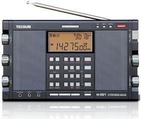 img 4 attached to 📻 Tecsun H501 Digital Worldband AM/FM Shortwave Longwave Radio: SSB Reception, Dual Speakers, MP3 Player - Matte Black