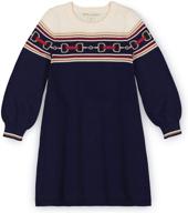 stylish and cozy: hope & henry girls' long sleeve sweater dress logo