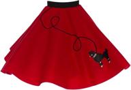 👗 medium girls' poodle skirt – fashionable skirt for girls in size medium logo