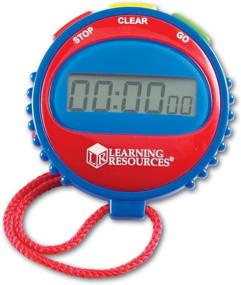 img 2 attached to 🧮 Optimized Learning Resources Stopwatch, Ideal for Science Experiments, Timed Math Activities, Elapsed Time Measurements, Suitable for Ages 5+