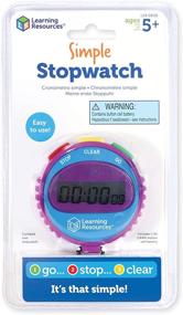 img 4 attached to 🧮 Optimized Learning Resources Stopwatch, Ideal for Science Experiments, Timed Math Activities, Elapsed Time Measurements, Suitable for Ages 5+