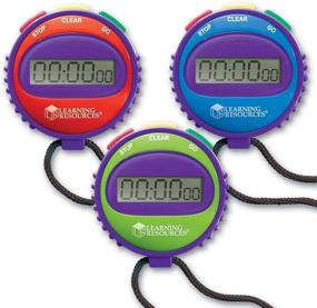 img 3 attached to 🧮 Optimized Learning Resources Stopwatch, Ideal for Science Experiments, Timed Math Activities, Elapsed Time Measurements, Suitable for Ages 5+