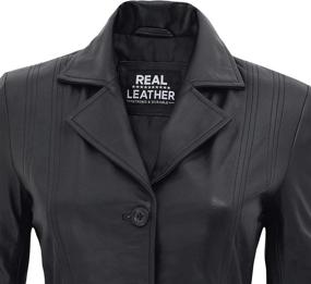 img 2 attached to Blingsoul Leather Blazer 1304944 Bitonto Women's Clothing