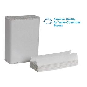 img 2 attached to 🧻 Pacific Blue Select C-Fold Paper Towels by GP PRO, White, 20241, 200 Towels per Pack, 12 Packs per Case – Total 2400, 10.10" x 13.20