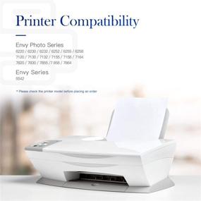 img 2 attached to Valuetoner Восстановленный картридж HP 64XL 64 XL замена чернильного картриджа для принтера Envy Photo 7858 7855 🖨️ 7155 6255 6252 7120 6232 7158 7164, принтер Envy 5542 - набор из 2 черных картриджей.