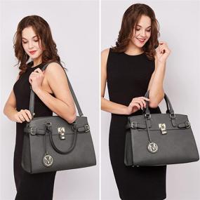 img 3 attached to Stylish Women's Medium Handbags: Fashionable Purses, Shoulder Hobo, Top 👜 Handle Satchel, Tote - Complete with Wallet Wristlet - Ideal for Work