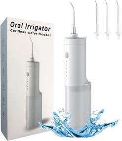 img 4 attached to Water Flosser Teeth Waterproof Rechargeable