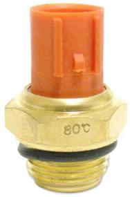 img 1 attached to Mishimoto MFANSWITCH MMFAN-SWITCH 80: Compatible Fan Switch for Civic, Integra, Accord, S2000 - Orange