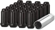 🔩 dpaccessories 20 black 1/2-20 closed end duplex xl spline lug nuts for aftermarket wheels - d5142p-2305/20 logo