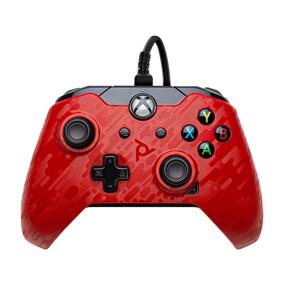 img 3 attached to PDP Gaming Wired Controller: Phantasm Red - Xbox One | The Ultimate Gaming Experience