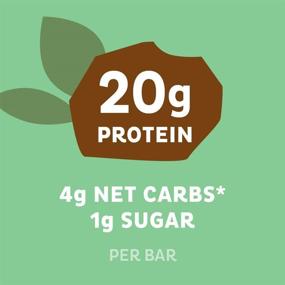 img 1 attached to 🍫 Quest Nutrition Mint Chocolate Chunk Protein Bar: High Protein, Low Carb, Gluten Free, Keto Friendly - 12 Count Pack