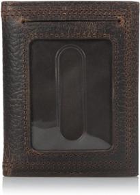 img 4 attached to 👛 Ariat Brown Rowdy Bi-fold Wallet