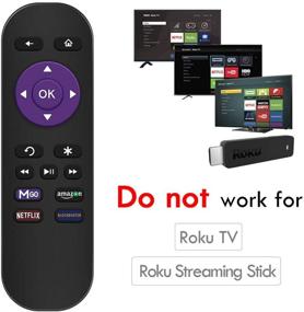 img 2 attached to 📱 High-Quality Replacement Remote Control for Roku Models: Roku 1, Roku 2(HD, XD, XS), Roku 3, Roku LT, HD, XD, XDS, Roku N1, Roku Express, Roku Express+ (Remote)