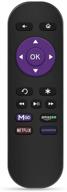 📱 high-quality replacement remote control for roku models: roku 1, roku 2(hd, xd, xs), roku 3, roku lt, hd, xd, xds, roku n1, roku express, roku express+ (remote) logo