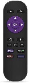 img 4 attached to 📱 High-Quality Replacement Remote Control for Roku Models: Roku 1, Roku 2(HD, XD, XS), Roku 3, Roku LT, HD, XD, XDS, Roku N1, Roku Express, Roku Express+ (Remote)