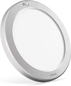 img 4 attached to 🔆 Lineway Motion Sensor Ceiling Light with Adjustable Color Temperature (3000K/4000K/6000K), 15W 1500lm LED Flush Mount Light with Timeout (30s/180s) for Closet, Room, Pantry, Porch, Stair, Laundry