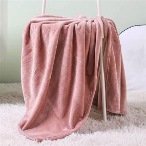 img 3 attached to 👶 Soft Lightweight Fleece Baby Blanket - Exclusivo Mezcla Throw for Boys, Girls, Toddler and Kids, Nursery Bedding, Crib, Security - Pink (40x50 inches)