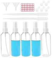 refillable transparent container plastic droppers logo