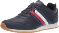 👟 stylish and versatile: tommy hilfiger unisex-child kids' julian sneaker - get your kids moving! logo