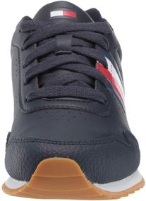 img 3 attached to 👟 Stylish and Versatile: Tommy Hilfiger Unisex-Child Kids' Julian Sneaker - Get your Kids Moving!