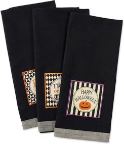 img 2 attached to DII Halloween Collection Embellished Dishtowel Set