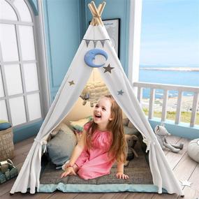 img 3 attached to 🏡 Sumerice Natural Children Playhouse Outdoor: A Perfect Haven for Kids' Outdoor Adventures!
