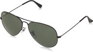 🕶️ ultimate style and protection: ray ban rb3026 aviator large sunglasses logo