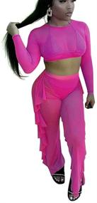 img 2 attached to Bluewolfsea Womens Swimsuit Outfits XXX Large Sports & Fitness