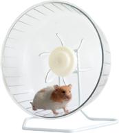 🐹 whfps silent hamster exercise wheel - quiet 9.45 inch spinner with stand for small animals logo