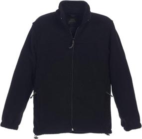 img 1 attached to 🧥 Black Boys' Gioberti Polar Fleece Jacket - Jackets & Coats