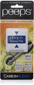 img 2 attached to 👓 Next-Level Eyeglass Cleaning: Carbon Klean Peeps Replacement Pads with Durable Carbon Microfiber Technology, Inspired by NASA (1000 Uses)