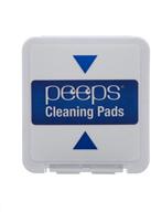 👓 next-level eyeglass cleaning: carbon klean peeps replacement pads with durable carbon microfiber technology, inspired by nasa (1000 uses) logo